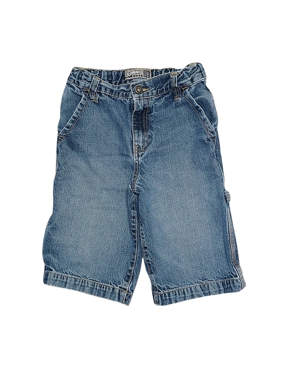 OLD NAVY Boy's Carpenter Denim Shorts Size 10